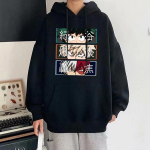 My Hero Academia s&uuml;gistalvine pikkade varrukatega sviiter Anime Deku Bakugou Katsuki Todoroki Shoto v&auml;lispordi kapuuts 3XL