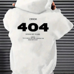 Harajuku Meeste Kapuutsiga S&auml;rk Hip Hop Pullover Kapuutsiga 404 Graafiline Vabaaja Dressipluusid Mehed Naised &Uuml;lem&otilde;&otilde;dulised Puuvillased Kapuutsiga S&auml;rgid S