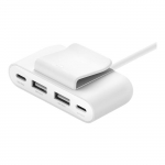 Hub USB - Belkin - 4 Ports - 2x USB-C - 2x USB-A - 30W - Cordon 2m