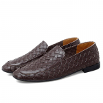 Meeste suvised mokassiinid Pehme nahk Vabaaja kingad Hingavad looferid Slip-on &Uuml;limalt kerged lamedad kingad Meeste suurus 37-45 Kerged mugavad 7.5