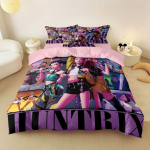 KPop Deemonik&uuml;tid Rumi Anime Kahem&otilde;&otilde;tmeline Neljaosaline Komplekt &Uuml;li&otilde;pilaste &Uuml;hiselamu Pehme ja Mugav Tekikott ja Voodilina Komplekt 1.2m Bed Set of 4