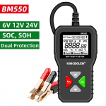KINGBOLEN BM550 Autode Akutester 6V 12V 24V 100-2000 CCA Aku S&uuml;steemi Detektor Auto Akuanal&uuml;saator Autode Akut&ouml;&ouml;riist PK KW208