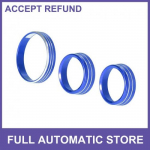 Piece of 3 Car Headlight Volume Tune Knob Cover fit for BMW F20 F21 F22 F23