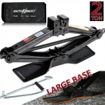 Car Steel Scissor Lift Jack Wide Stand Car Kit, 2 Ton 4000 lbs Storage Bag Truck