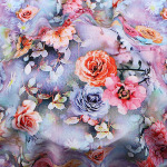 1/2/3M Pehme &otilde;huke rayonkangas Lilleline lilleline digitaalne tr&uuml;kitud kangas suvekleidide &otilde;mblemiseks DIY k&auml;sitsi valmistatud pidžaamad 1M