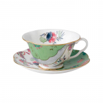 Wedgwood Butterflies Bloom Roheline Tass ja Alustass