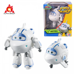 Super Wings 5 tolli muunduv Traver Muundub lennukist robotiks 10 sammuga Muunduv tegevuskuju Laste m&auml;nguasjad Kingitus