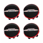 4Pcs 54mm 56mm Car Wheel Center Hub Cap Rim Cover For bmw Mini Cooper S JCW One R56 R60 R61 F54 F55 F56 F60 Clubman Countryman 56mm style 12
