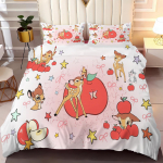 Bambi paarivoodipesu komplekt Tekikate &Uuml;heinimesevoodi suuruses Komplektid 100% pol&uuml;ester 3D laste voodipesu komplekt 3-osaline 1 tekikate EU Single(135*200cm)3pcs
