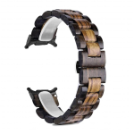 Puidust rihm Samsung Galaxy Watch 8Classic 46mm 8 40mm 44mm jaoks Quick Fit k&auml;ev&otilde;ru Galaxy Watch Ultra 2025 47mm jaoks Ilma vahedeta rihm Galaxy Ultra 47mm black