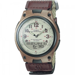 Casio Kollektsiooni Kell [Ametlik Jaapani Toode] Ristkangas AW-80V-5BJF Meeste Elevandiluu x Liivakarva