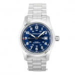 Hamilton Khaki Roostevabast Terasest Sinise Kettaga Automaatne H70605140 100M Meeste K&auml;ekell sinine