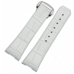 Ehtsa Nahast K&auml;ekella Rihm Omega Constellation Double Eagle Seeria Meeste Naiste K&auml;ev&otilde;ru Must Lilla Valge 17mm 23mm 17mm Silver Clasp