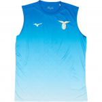 Mizuno 2024-25 Lazio Treening Gradiendi &Uuml;mmarguse Kaelusega Varrukateta Jalgpallis&auml;rk Meeste s&auml;rk P2GABX16 L