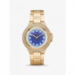 Michael Kors Suur Camille Ombre Pav&eacute; Kuldse Tooniga K&auml;ekell MK7341 kuld