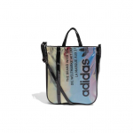 Adidas Originals Laser Gradient T&auml;hekujuline Logo Multifunktsionaalne TPU Crossbody Kott Unisex Toidukott Must H17992 Black