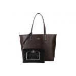 Coach Kahepoolne City Totes 33 Naiste Totes Kott Must Pruun 36658-IMAA8 Basic Set (Bag+Dust Bag)