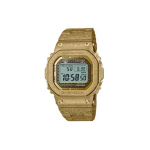Casio T&auml;ismetallist Seeria B5000 Ruudukujulise sihverplaadiga Digitaalkell Meeste Kellad Kuldne GMW-B5000PG-9JR Regular Watch Box (Random Packaging)