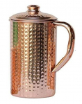 TreegoArt Vaskvesikann &Uuml;henduseta Lekkimiskindel Vasaratud Disain 1500 ML- (Pakis 1) 1500 ML pruun