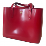 Tory Burch Metallosad Logoga Lakknahast Koti Naiste kott Punane 156481-600 Basic Set (Bag+Dust Bag)