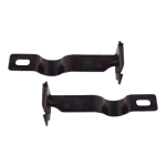 Tagumise kaitseraua kinnituskomplekt vasak ja parem 2118851414 Mercedes Benz W211 jaoks black