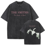 The Smiths Klassikaline Album The Queen Is Dead Morrissey Plakati Prindiga T-s&auml;rk Unisex Naistele Retro Pesitud Puuvillane Suvine T-s&auml;rk &Uuml;mberm&otilde;&otilde;tuv &Uuml;laosa M gray