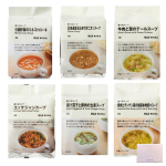 Hulgim&uuml;&uuml;k Muji S&ouml;&ouml;gisupp Populaarne 6 t&uuml;&uuml;pi Iga&uuml;ks 2 portsjonit Kokku 12 assortii komplekt K&uuml;lmkuivatatud Originaalne salvr&auml;tik kaasas