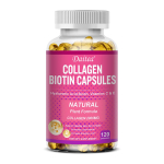 H&uuml;drol&uuml;&uuml;situd kollageeni toidulisand, biotiini, vitamiini, L-glutatiooniga, 120 pehmet kapslit 120 Capsules