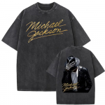 Popi Kuningas Michael Jackson 2026 Film T-s&auml;rk Mehed Naised Harajuku Vintage Pesitud T-s&auml;rgid K&otilde;rge Kvaliteet Hip Hop Popmuusika T-s&auml;rk S mitmev&auml;rviline
