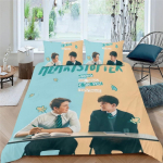 Anime Armastus S&uuml;damep&uuml;&uuml;djad Tekikate Padjap&uuml;&uuml;r Voodipesukomplekt T&auml;iskasvanud Poiss T&uuml;druk Magamistoa Kaunistus Laste Kingitus &Uuml;he- ja Kahekohaline 135x200cm