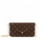 [Kasutatud] Louis Vuitton Pochette F&eacute;Licie 'Pruun Monogramm L&otilde;uend' - V&auml;ga Hea #8BRB85 ONE SIZE
