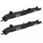 Auto pehme katuseraam Auto v&auml;listingimustes katusele pagasi vedamiseks 60 kg pagasile MAASTURILE, V&Auml;NILE, ATV-le, MATKAAUTOLE, JEEP-ile jne. 600D Oxford PVC katuseraam Blabk a pair