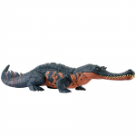 Mattel Jurassic World Action m&ouml;irgav Gryposuchus HTK71 figuur [Dinosauruse m&auml;nguasi] [Pikkus u.. 33cm] [Vanus 4+] roheline