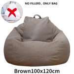 Laisk Diivanikate Mugav Suur T&auml;idiseta Bean Bag Kate Kodu Magamistuppa T&auml;iskasvanutele Lastele Pehme Tatami Toolide Katted Beanbagid