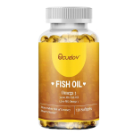Omega 3 Kala&otilde;li Toidulisand, 3000mg Premium Kala&otilde;li, 1500mg Omega-3 Rasvhappeid, S&uuml;dame, Liigeste ja Aju Tugi, 120 Pehmekapslit 120PCS yellow