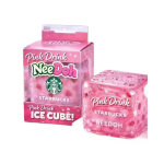 Dr Pepper x NeeDoh Nice Cube Squishy Stressileevendusm&auml;nguasi, Pehme pigistatav Fidget-kuubik lastele ja t&auml;iskasvanutele, &Auml;revust leevendav sensoorne m&auml;nguasi pink