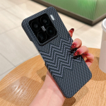 Kevlarist kaitse&uuml;mbris Xiaomi Mi 15 Pro Ultra telefonile Uus s&uuml;sinikkiust muster Magnetiline &Otilde;huke Soojuseraldus Matt xiaomi 15 black