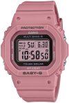 CASIO Baby-G BGD-5650-4JF Naiste Raadio P&auml;ikesetoitega Kell Ruudukujuline Disain Roosa Jaapani Siseturunduse Ehtne black