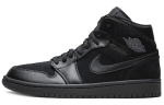 Jordan 1 Mid Triple Black 2018 554724-050 42.5