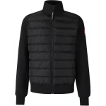 Canada Goose k&otilde;rge krae logotr&uuml;kiga pardi udusulgedega lukuga pikkade varrukatega tepitud jakk meeste &uuml;ler&otilde;ivad 6620M61-0 M black