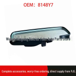 Tahavaatepeegel Citroen C2/C3/C4/C5 & Peugeot 206/306/307 jaoks (8148Y7) Standard gray