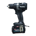 Makita juhtmeta puur-kruvikeeraja 40Vmax Sisaldab 2 ja kohvrit (Must) 2,5Ah, Akud, Laadija, (DF002GRDXB) must