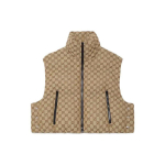 GUCCI Gg Supreme T&auml;idisega Vest 776838-ZAPIO-2190 M khaki