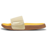 PUMA Leadcat 2.0 Palermo Foil Sandaalid 'Creamy Vanilla PUMA Gold Tangerine Gum' 399041-01 35.5