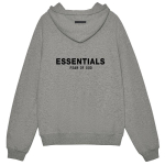 Essentials Zone Kapuutsiga sviiter Mehed Naised &Uuml;legabariidiline Streetwear Puuvillane Pullover S&uuml;gis Large gray