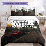 Grand Theft Auto Tekikate Komplekt Ideaalne &Uuml;hiselamusse Pehme Kangas J&otilde;ulukink 140cmx200cm