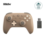 8BitDo Ultimate 2C juhtmevaba m&auml;ngukontroller arvutile, Windows 10, 11, Steam Deckile, Raspberry Pi-le, Androidile tumepruun v&auml;rv