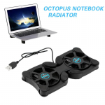 1 tk s&uuml;learvuti Mini Octopus USB jahutuss&uuml;learvuti 2 ventilaatorit jahuti padja kokkuklapitav ventilaator 7-15