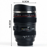 400 ml roostevabast terasest kaamera objektiiv kruus kohvi tee objektiiv emulsioon kaamera kruusid kingitused tassid joogin&otilde;ud