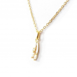 Altesse [I3215] &ndash; valge kullaga kaetud 'C&acirc;lin' kaelakee kuld